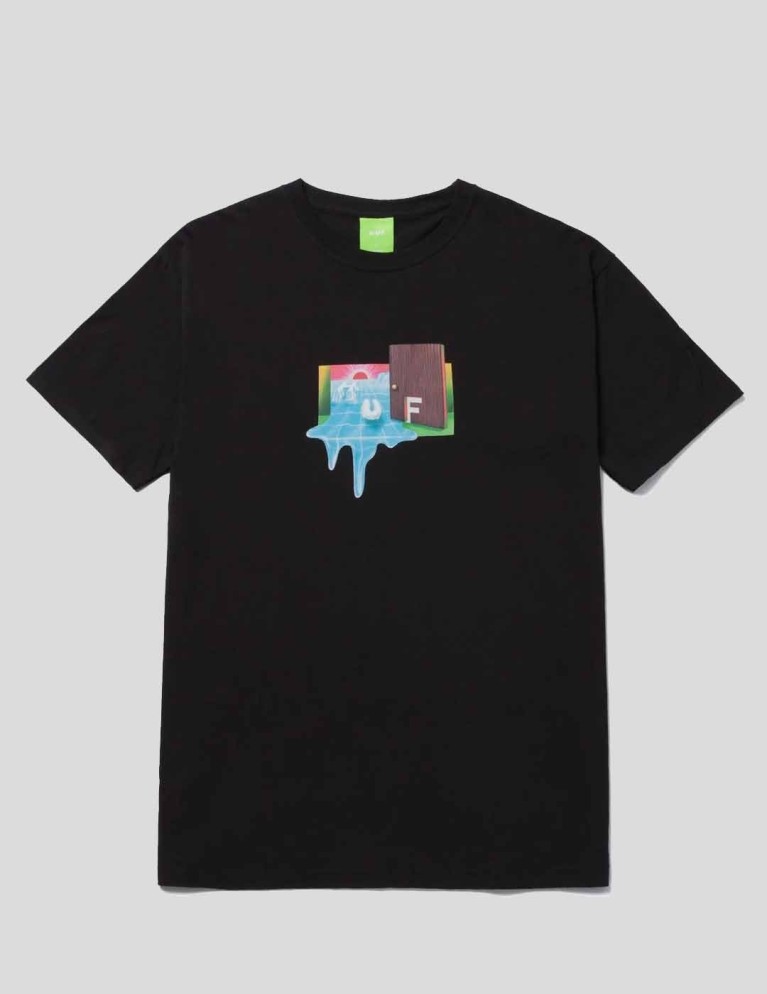 HUF porta di percezione tee nero